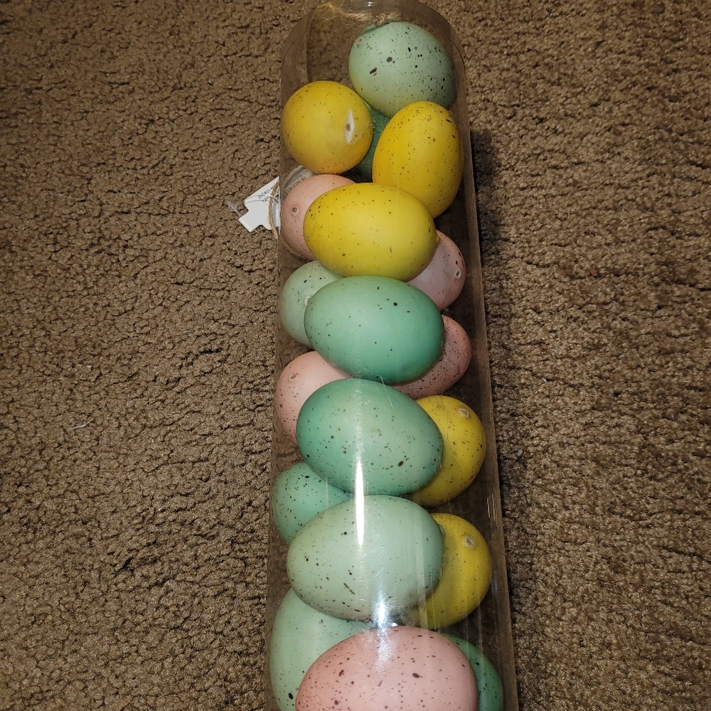 NWT! Easter eggs, multi-color